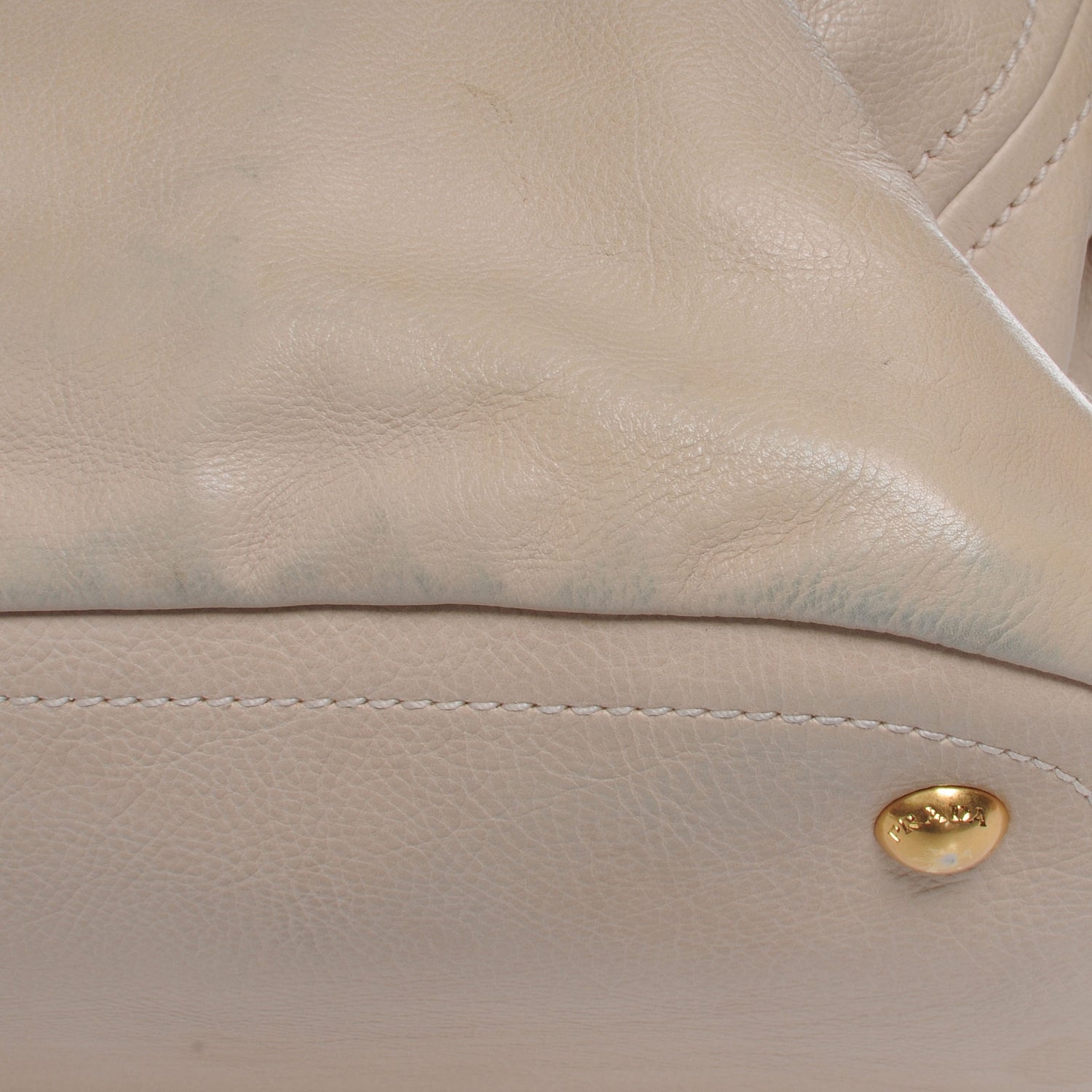 Prada Glace Calf Frame Satchel Quarzo 7 of 10