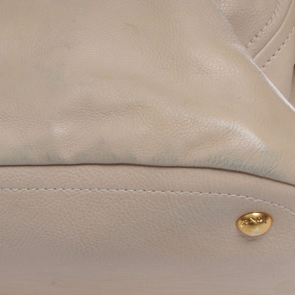 Prada Glace Calf Frame Satchel Quarzo 7 of 10