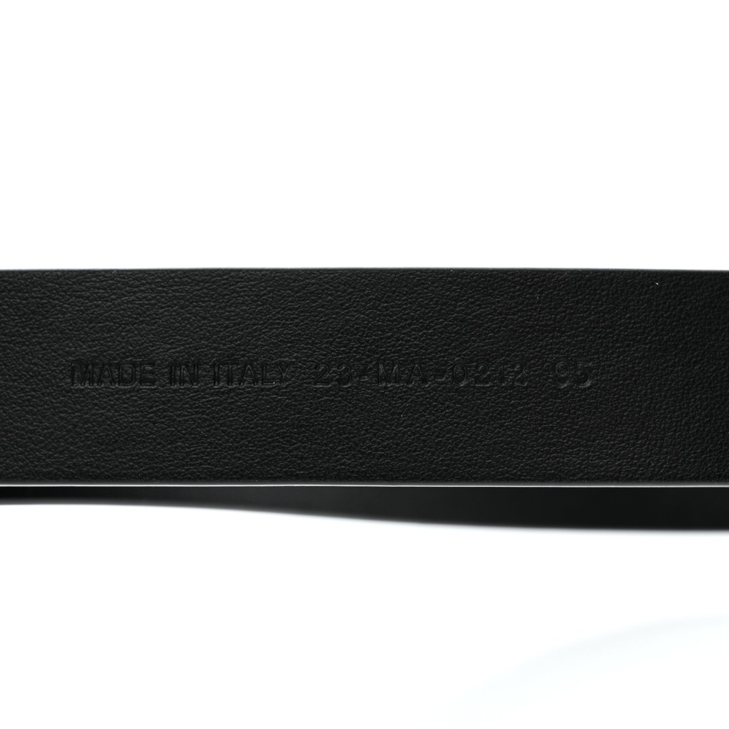 Christian Dior Calfskin 30 Montaigne Cut-Out CD Belt 95/38 Black 3 of 6