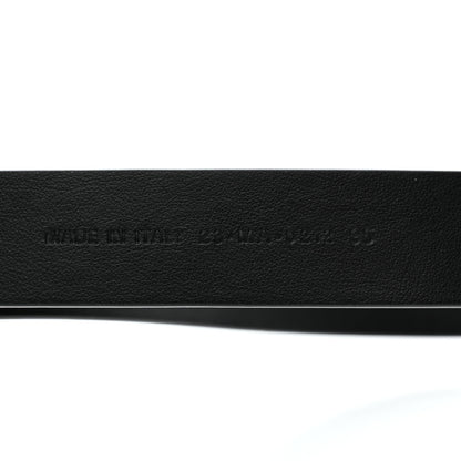 Christian Dior Calfskin 30 Montaigne Cut-Out CD Belt 95/38 Black 3 of 6