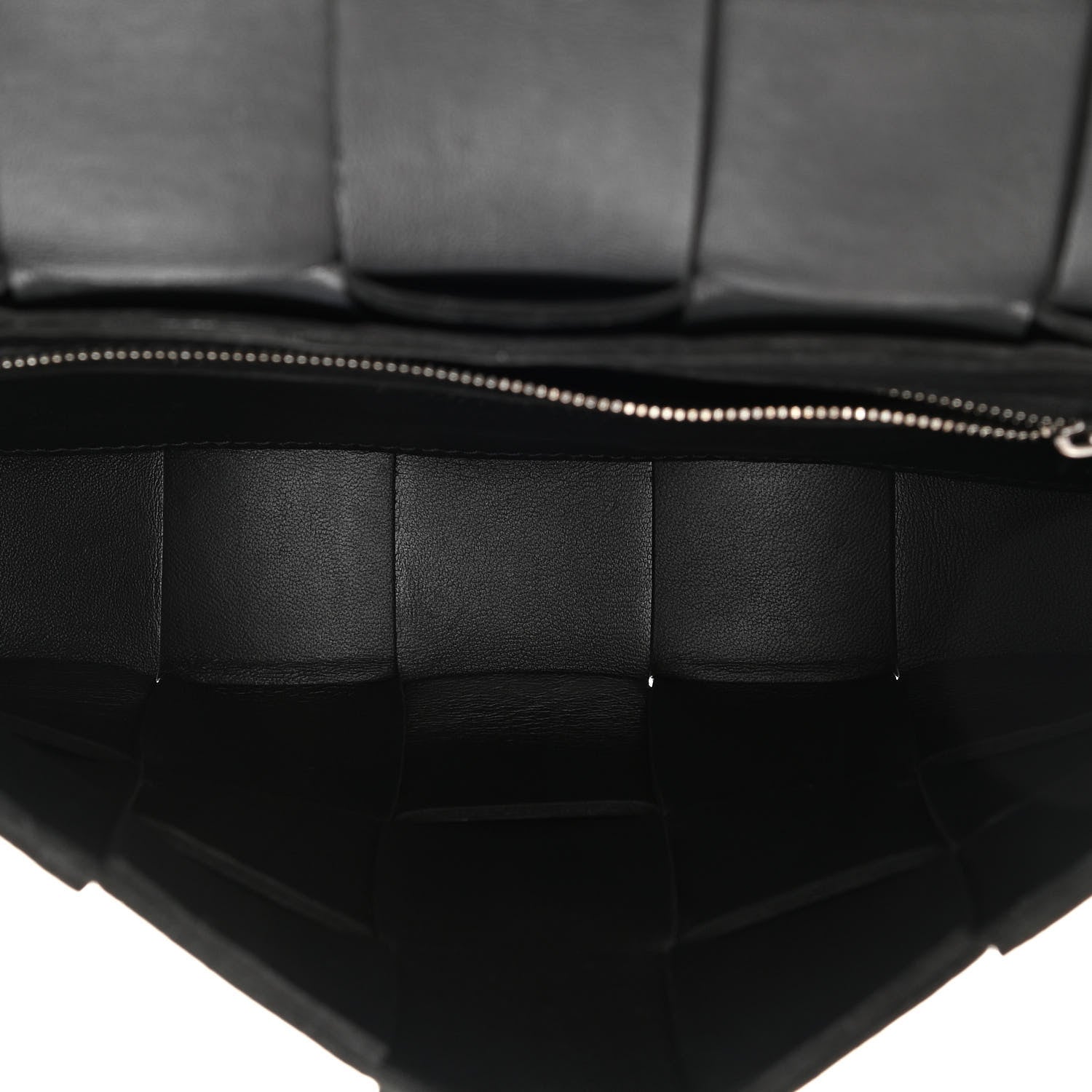 Bottega Veneta Lambskin Maxi Intrecciato Cassette Crossbody Bag Black 5 of 13