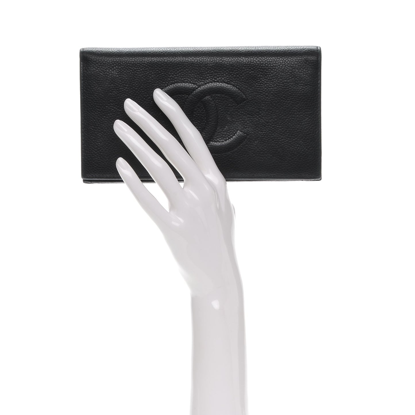 Caviar Timeless CC Yen Wallet Black