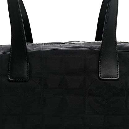 Chanel Nylon Travel Bowler Black 7 of 9