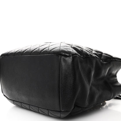 Chanel Caviar Quilted Grand Shopping Tote GST Black 11 of 12