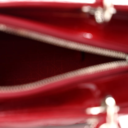 Christian Dior Patent Cannage Medium Lady Dior Red 4 of 11