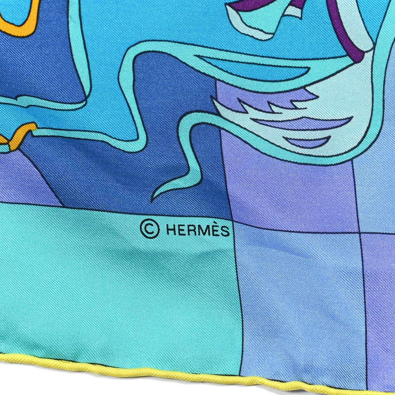 Hermes Silk Fantaisies Indiennes Shawl 140 6 of 7