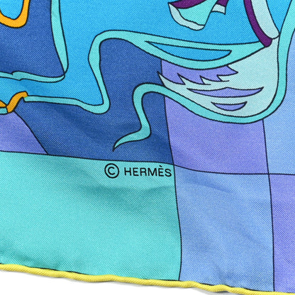 Hermes Silk Fantaisies Indiennes Shawl 140 6 of 7
