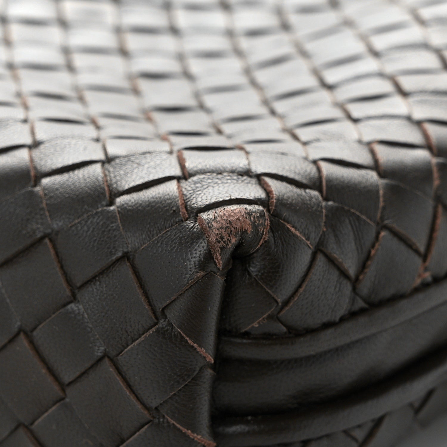 Bottega Veneta Nappa Intrecciato Nodini Bag Ebano 10 of 11