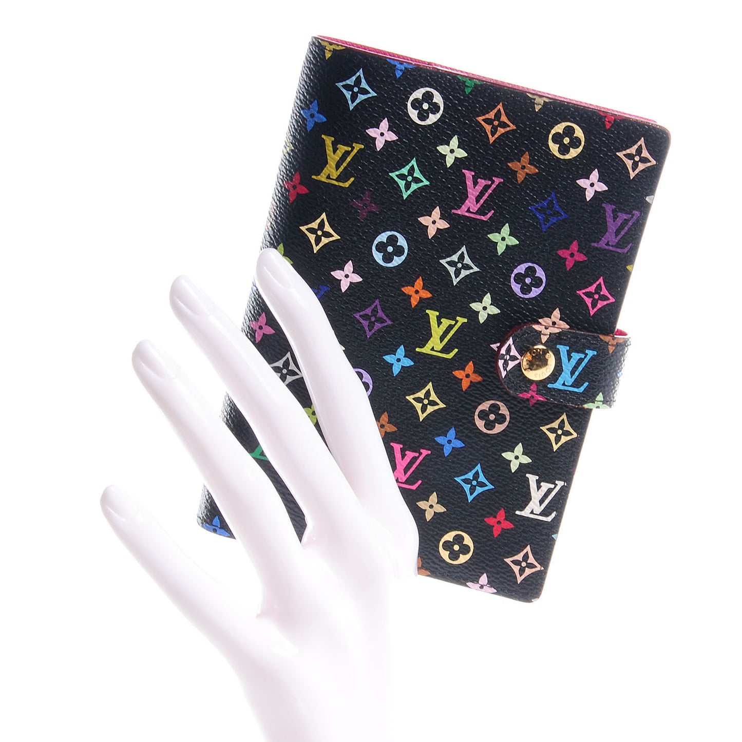 Monogram Multicolor Small Ring Agenda Black