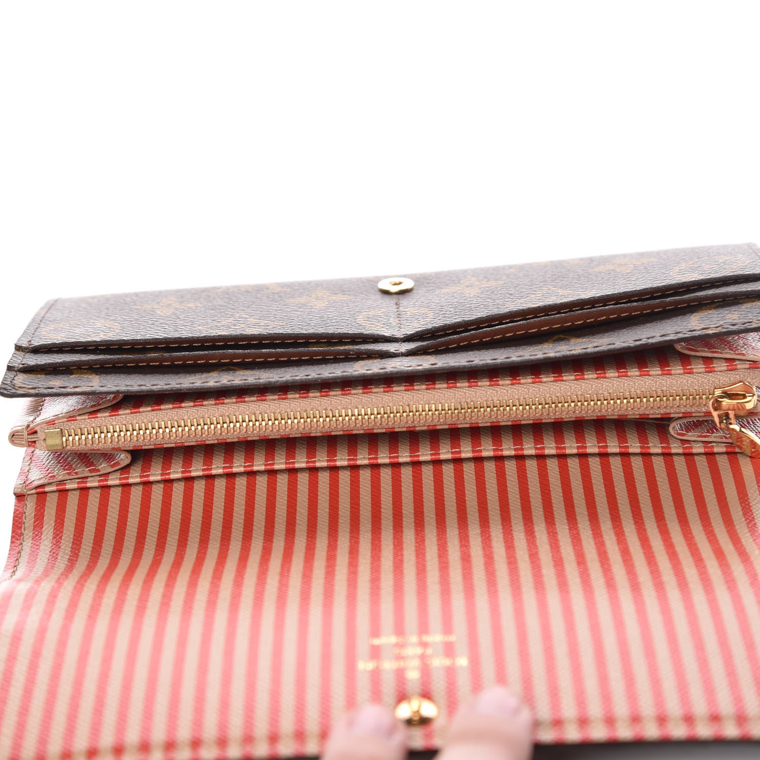 Louis Vuitton Monogram Trunks and Locks Sarah Wallet 7 of 7