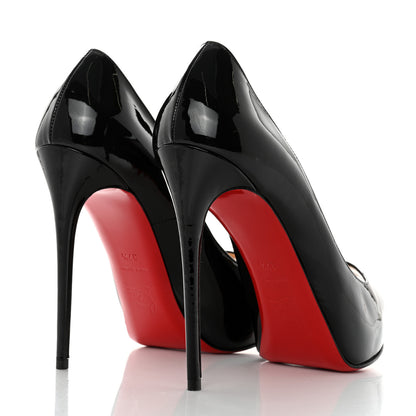 Christian Louboutin Patent New Very Prive Pumps 37.5 Black 4 of 8
