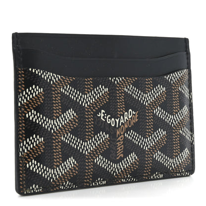 Goyard Goyardine Saint Sulpice Card Holder Black 3 of 7