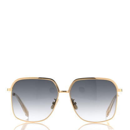 Celine Square Sunglasses Shiny Endura Gold Gradient Smoke 2 of 8