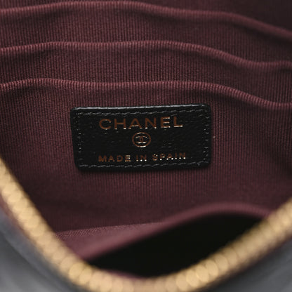 Chanel Caviar Quilted Small Zipped Pouch Black 6 of 8