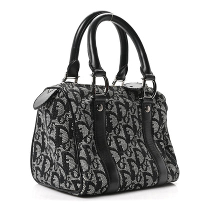 Christian Dior Monogram Boston Black 3 of 10
