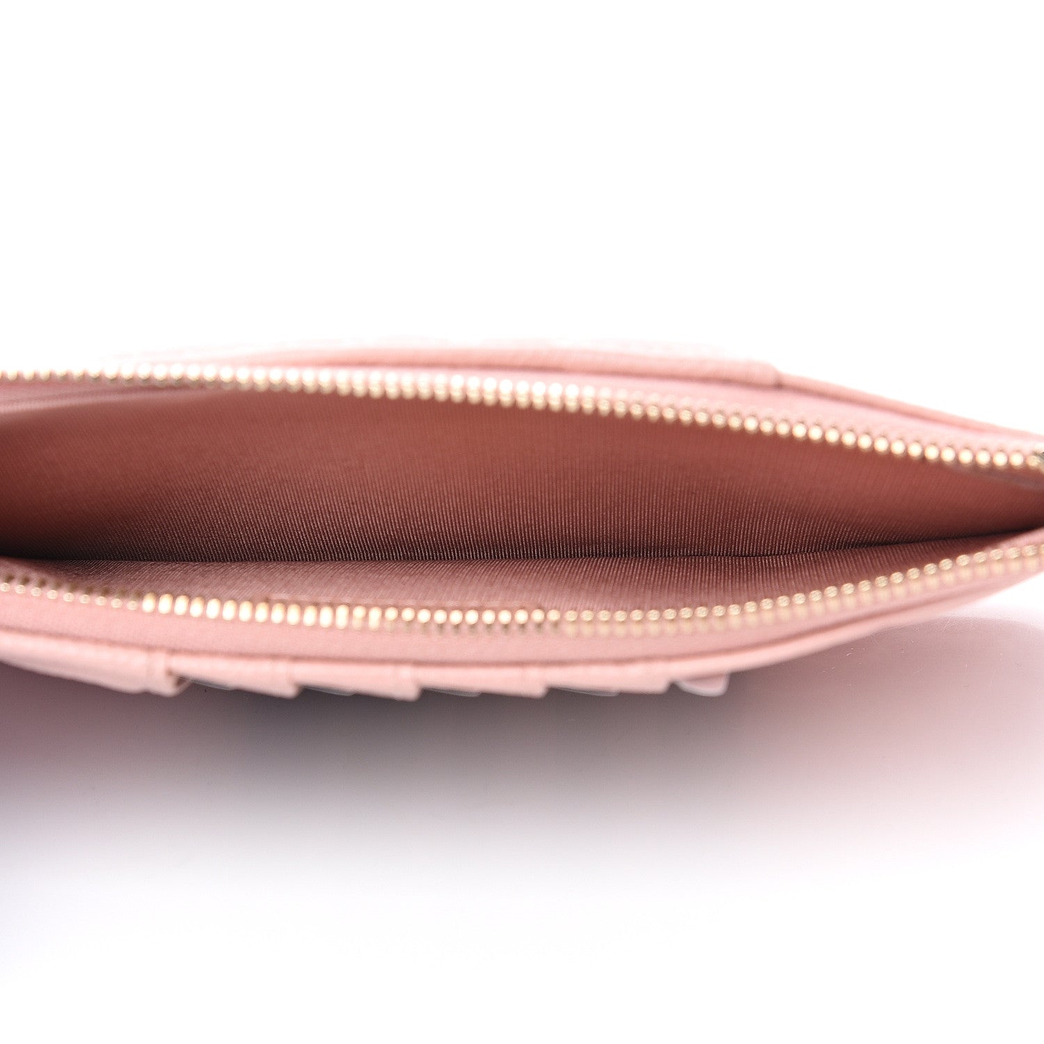 Chanel Caviar Camellia Embossed Classic Flat Wallet Pouch Pink 4 of 7