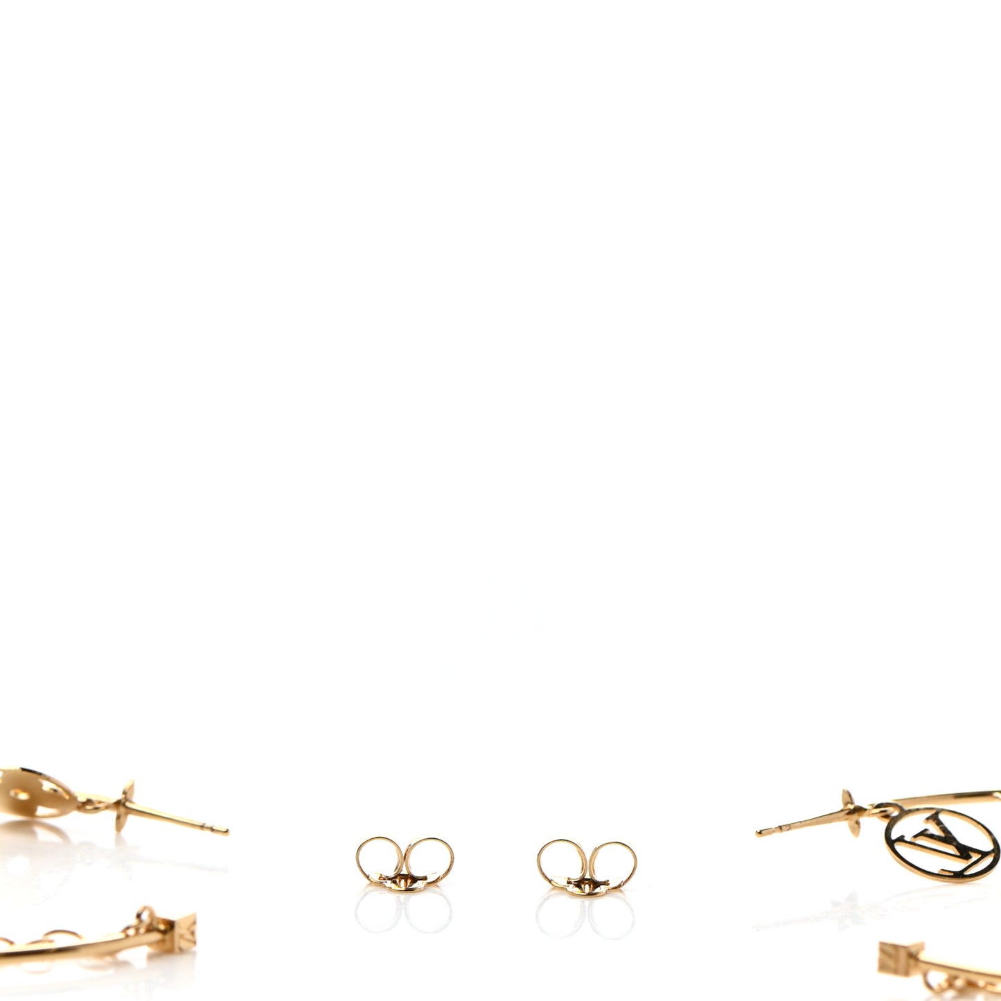 Metal Roman Holidays Hoop Earrings Gold