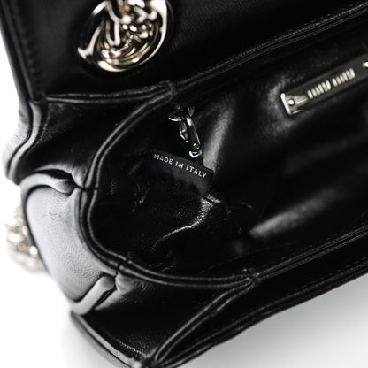 Miu Miu Nappa Matelasse Club Shoulder Bag Nero Black 7 of 7