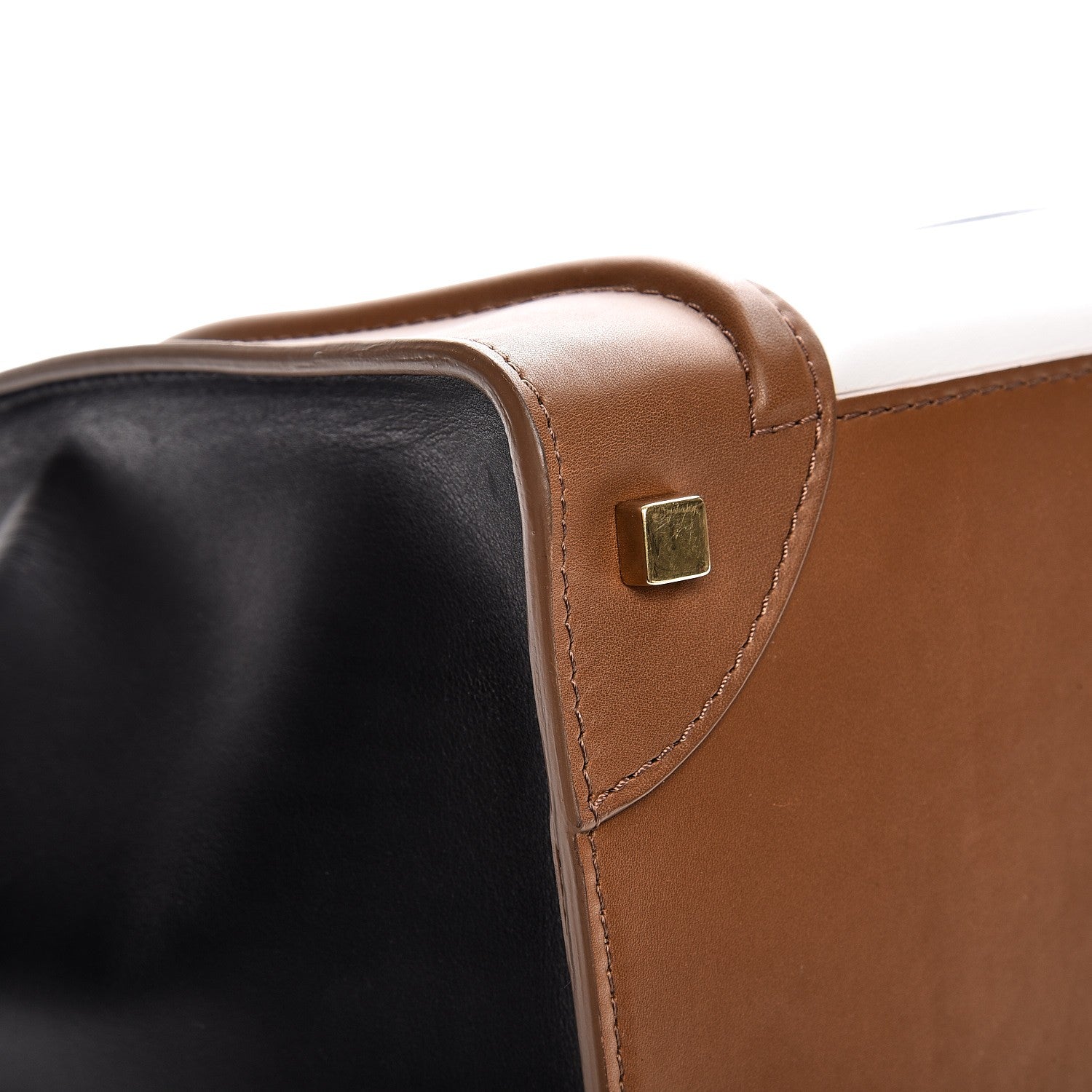 Celine Smooth Calfskin Mini Tri-Color Luggage Brown 4 of 13