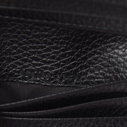Gucci Pebbled Calfskin GG Marmont Card Case Black 7 of 7