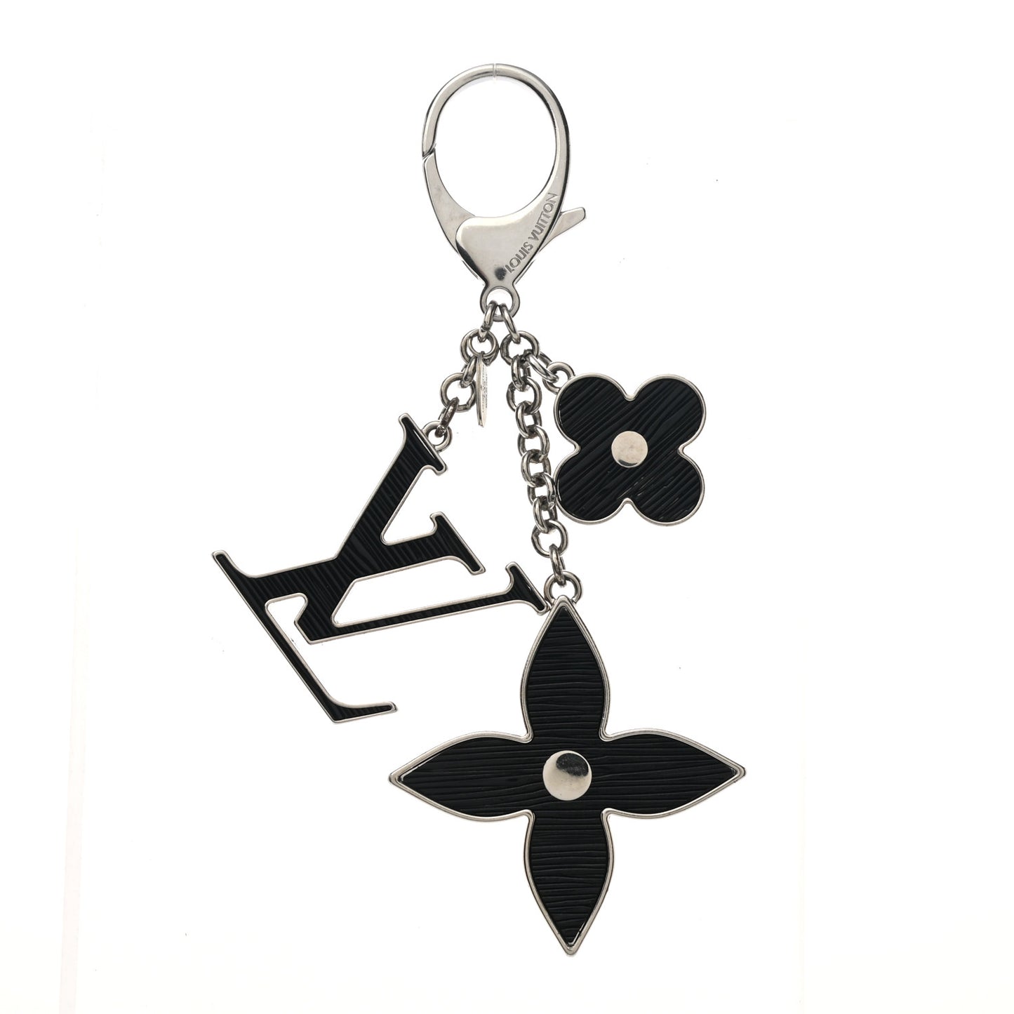 Electric Epi Fleur d'Epi Bag Charm Black