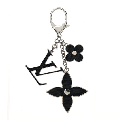 Louis Vuitton Electric Epi Fleur d'Epi Bag Charm Black 1 of 5