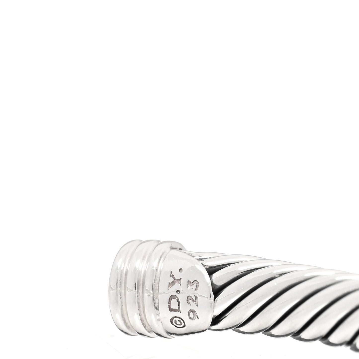 Sterling Silver Diamond 4mm X Cable Bracelet