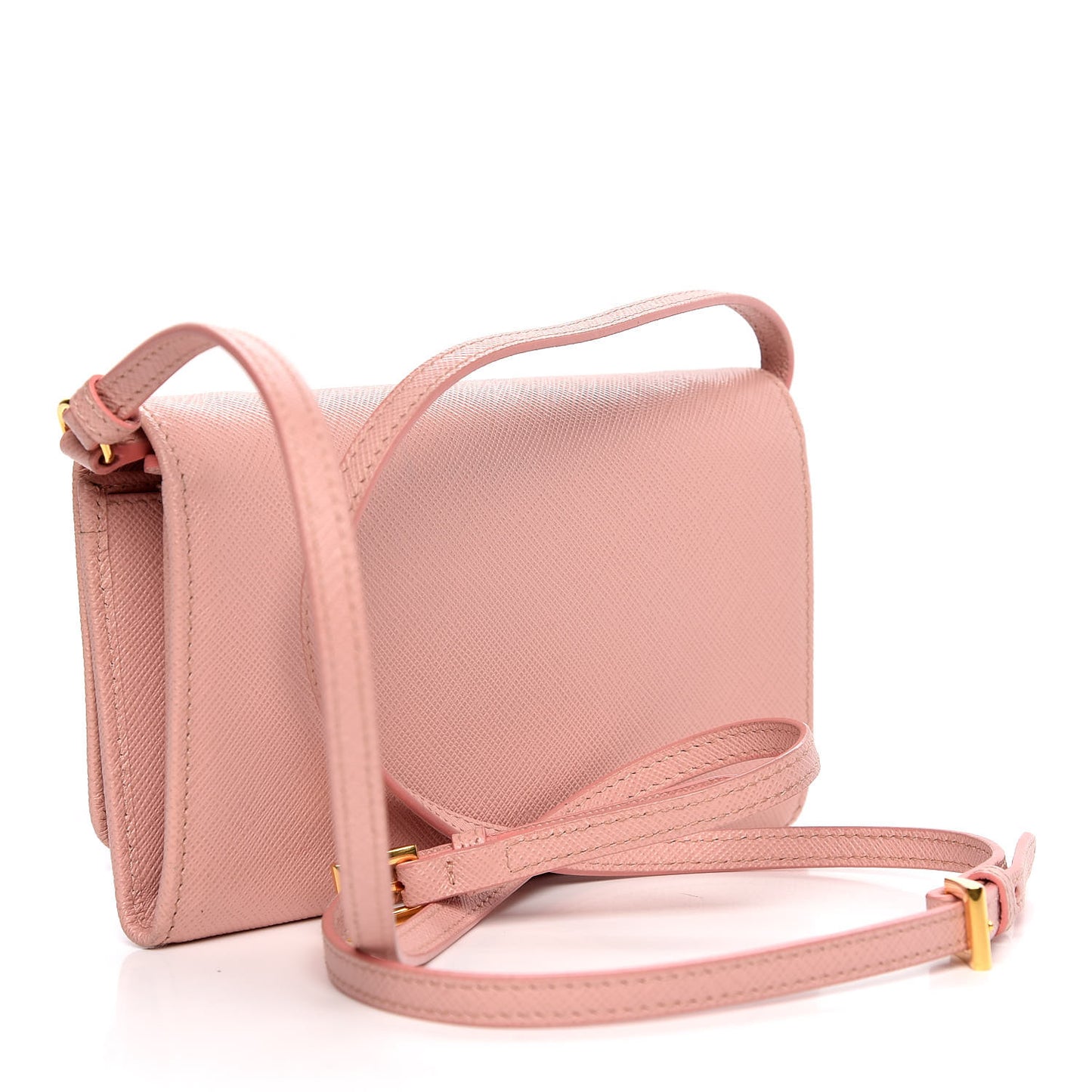 Saffiano Fiocco Bow Flap Wallet Orchidea