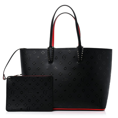 Christian Louboutin Calfskin Loubinthesky East West Cabata Tote Black 1 of 12