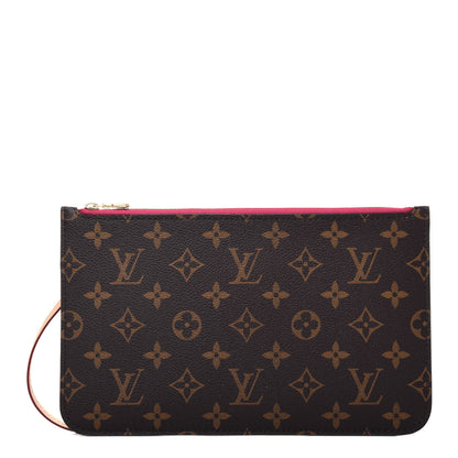 Louis Vuitton Monogram Neverfull MM GM Pochette Pivoine 1 of 10