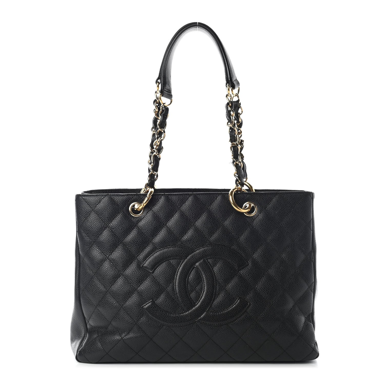 Chanel Caviar Quilted Grand Shopping Tote GST Black 1 of 10