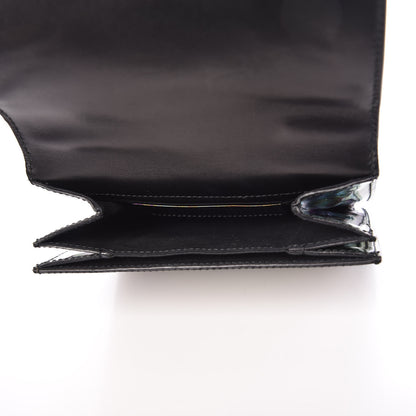 Balenciaga Patent Floyd Classic Hardware Clutch Black 5 of 10
