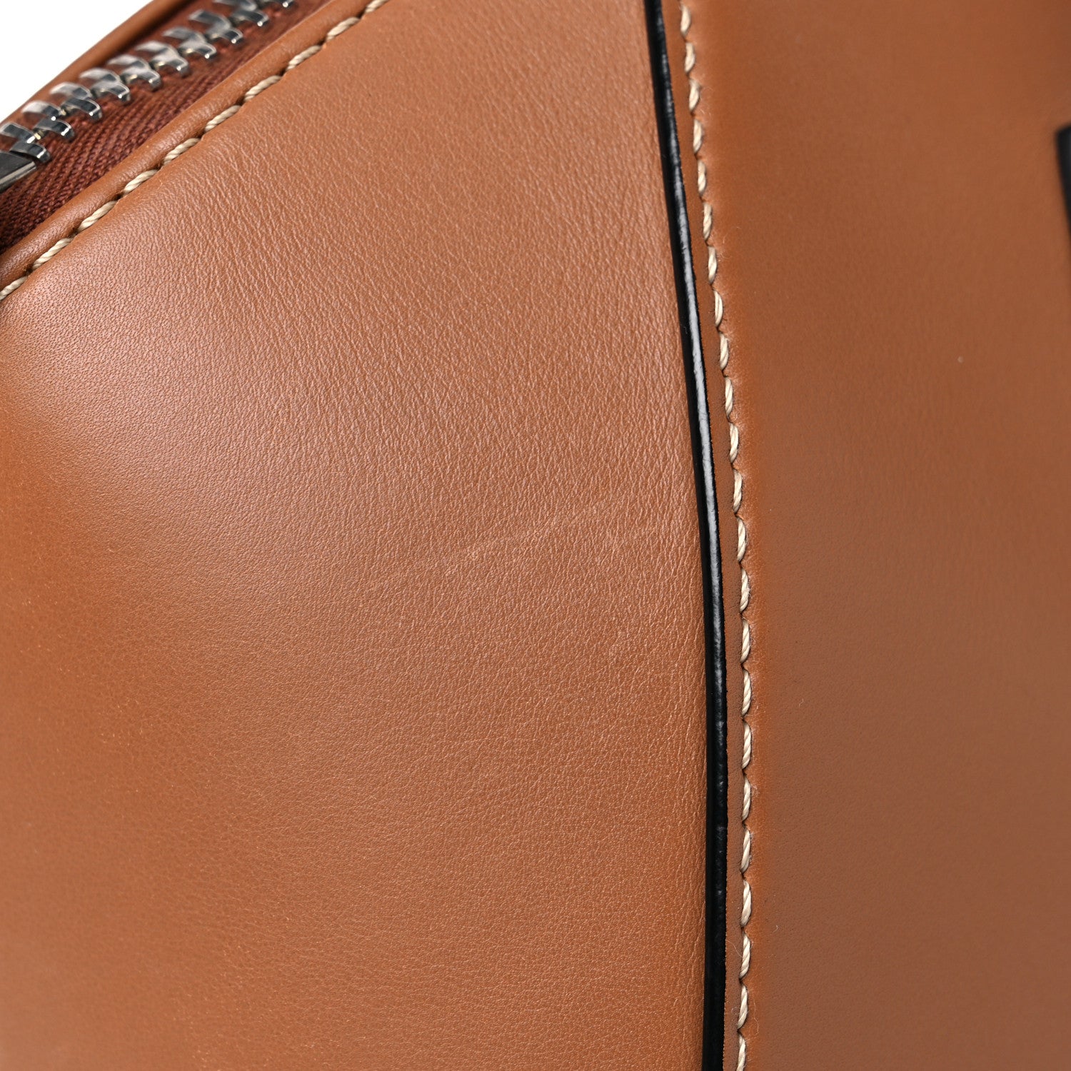 Givenchy Calfskin Contrast Topstitch Medium Antigona Cognac 23 of 30