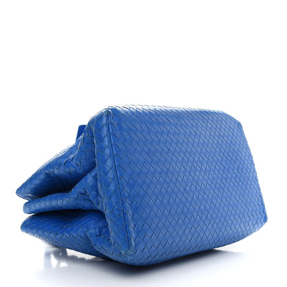 Bottega Veneta Light Calf Intrecciato Small Roma Signal Blue 4 of 11