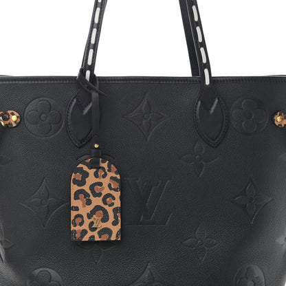 Louis Vuitton Empreinte Monogram Giant Wild At Heart Neverfull MM Black 8 of 11