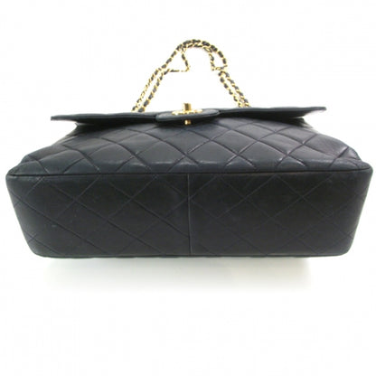 Chanel Lambskin Two-Sided Flap Navy 4 of 13
