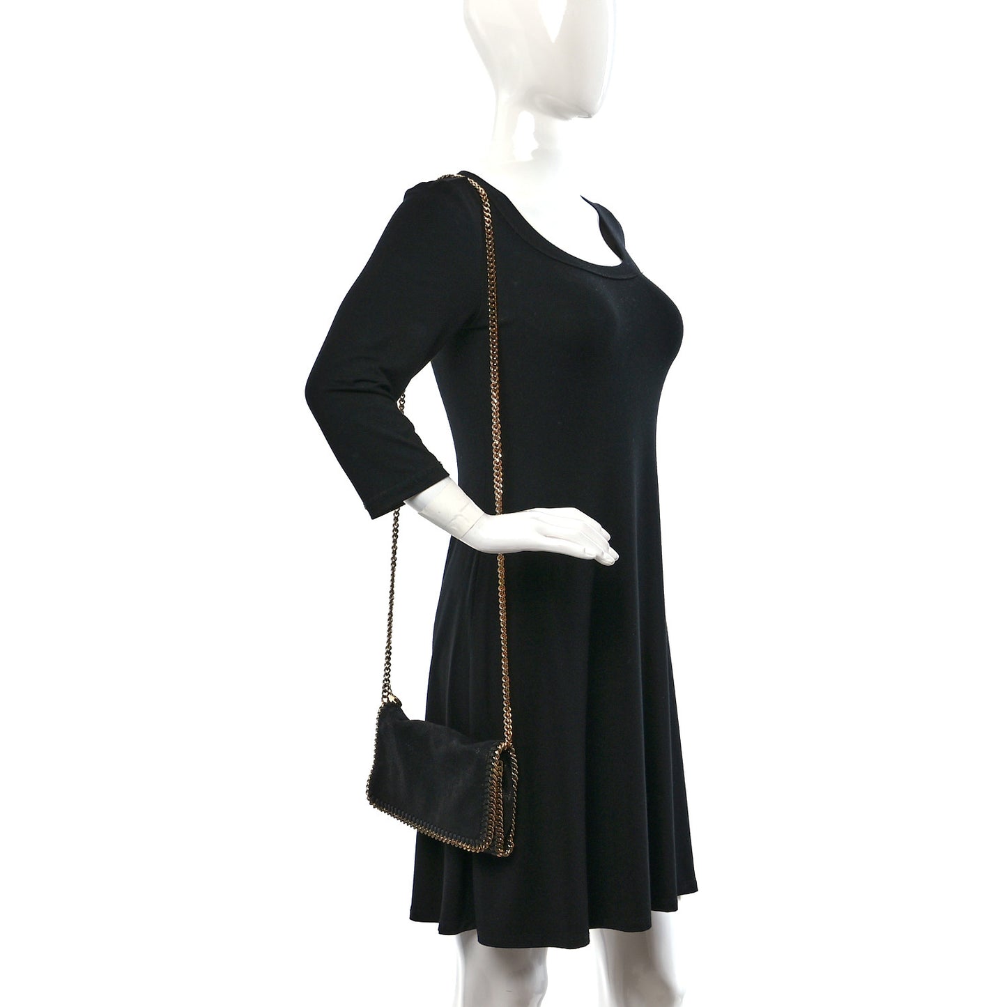 Shaggy Deer Falabella Crossbody Bag Black