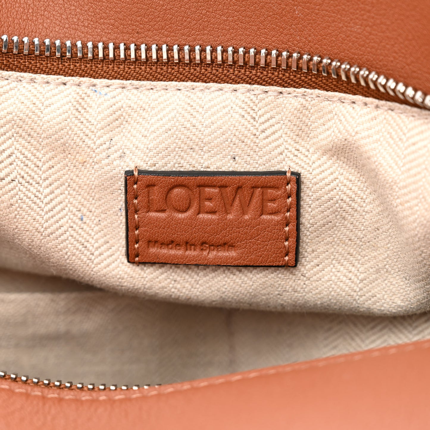 Calfskin Medium Puzzle Bag Tan