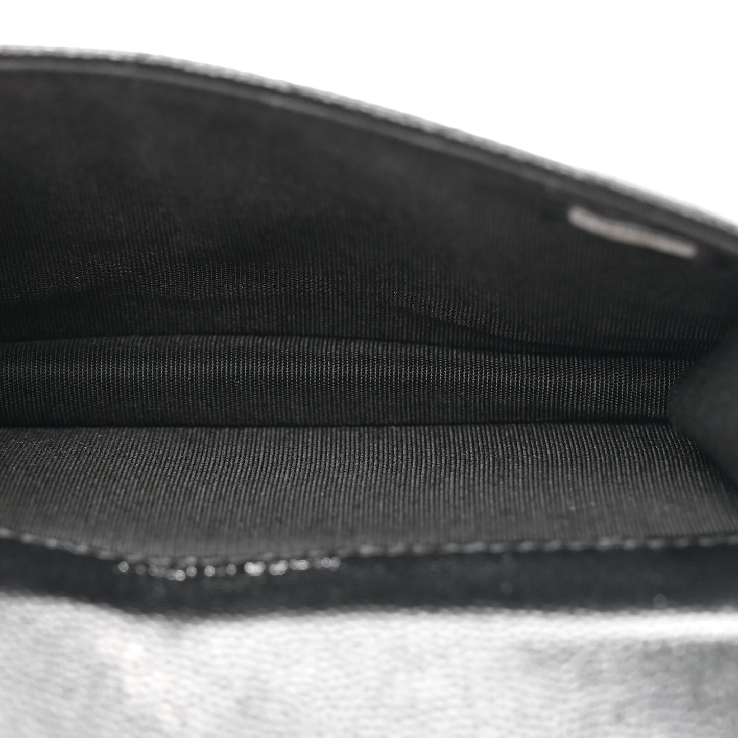 Caviar Quilted My Everything Belt Flap Card Holder Black