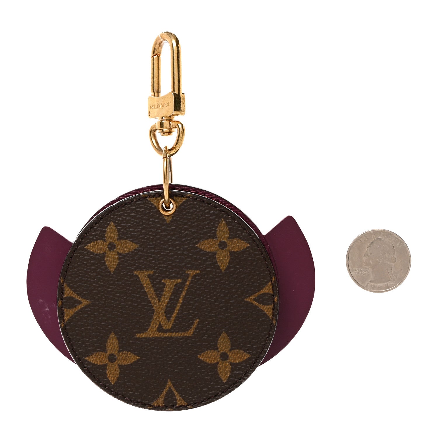 Louis Vuitton Monogram Totem Mirror Bag Charm 2 of 6