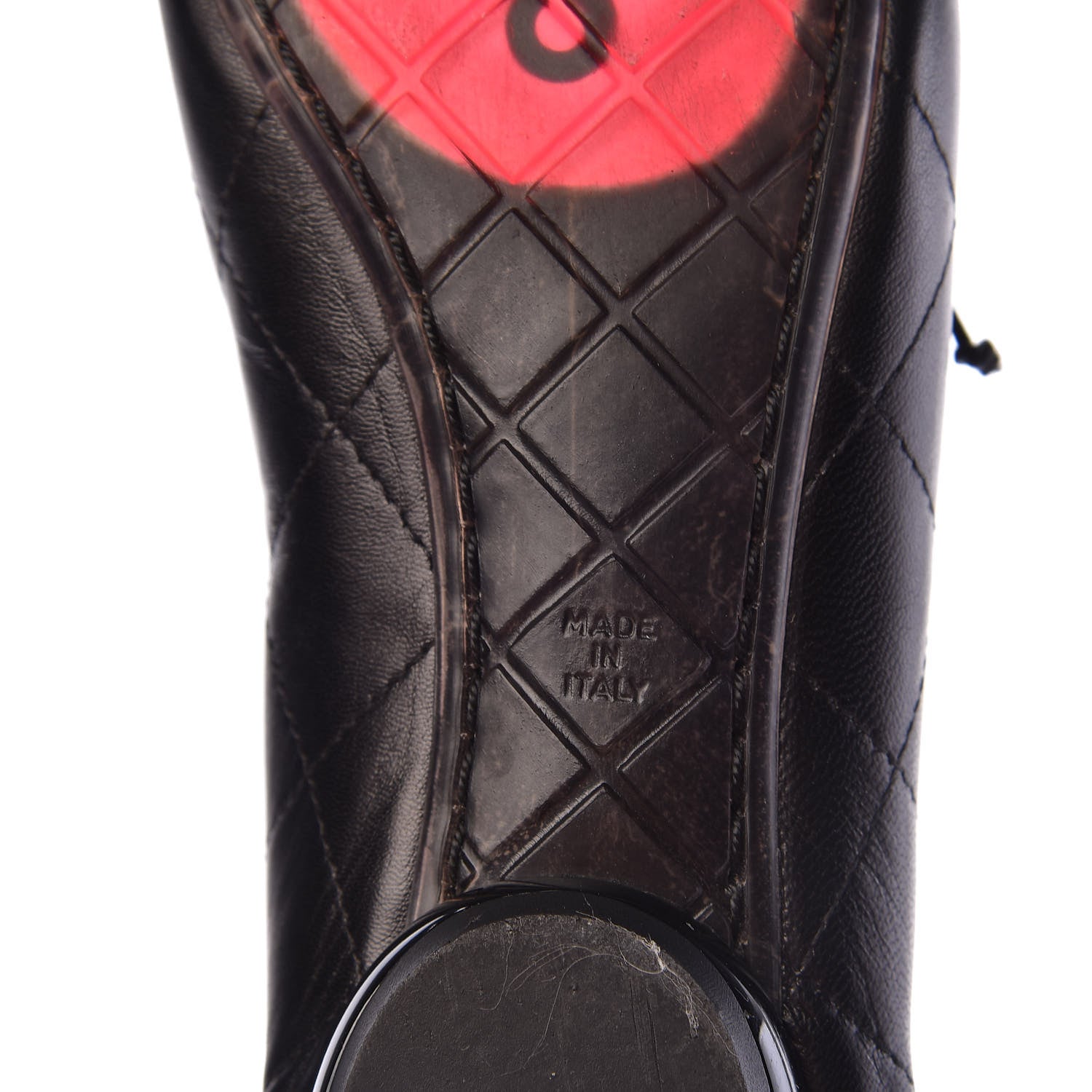 Chanel Lambskin Cambon Quilted Ballerina Flats 38 Black 13 of 18