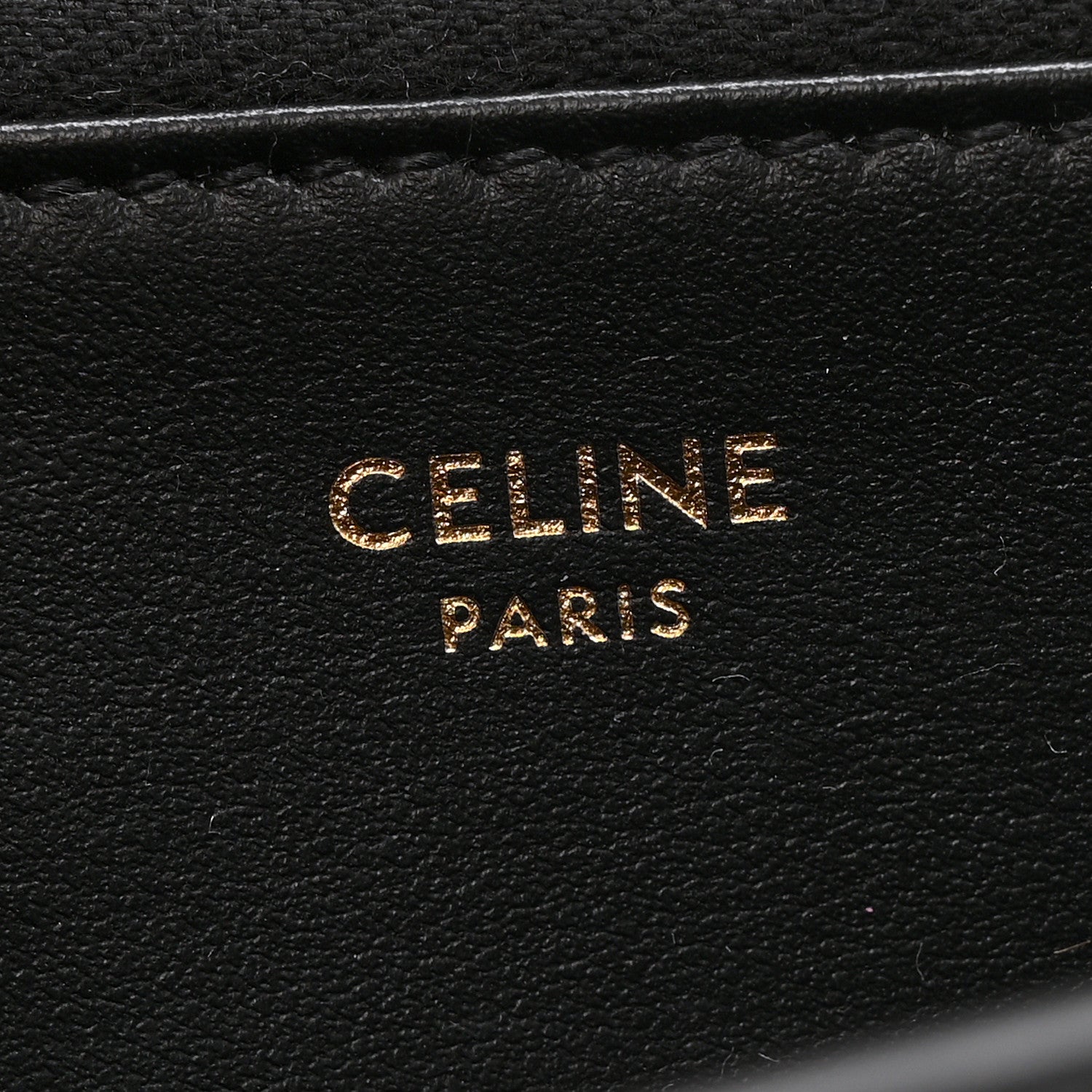 Celine Satinated Calfskin 16 Large Wallet Black 7 of 12