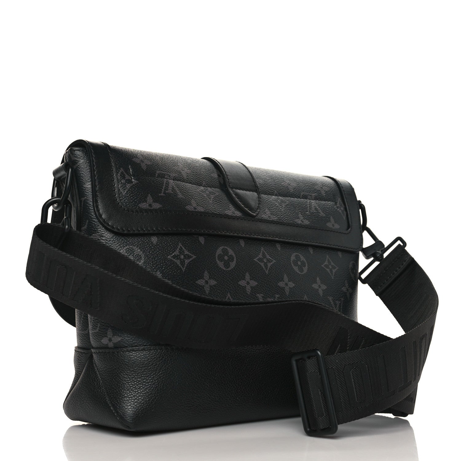 Louis Vuitton Monogram Eclipse Saumur Messenger NV Black 3 of 8
