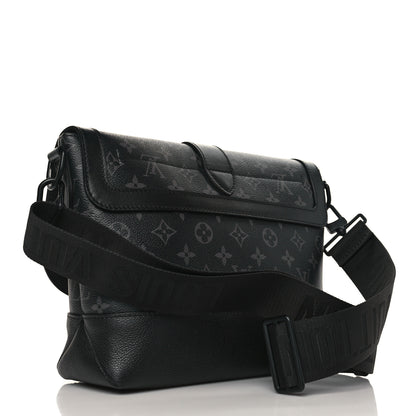 Louis Vuitton Monogram Eclipse Saumur Messenger NV Black 3 of 8