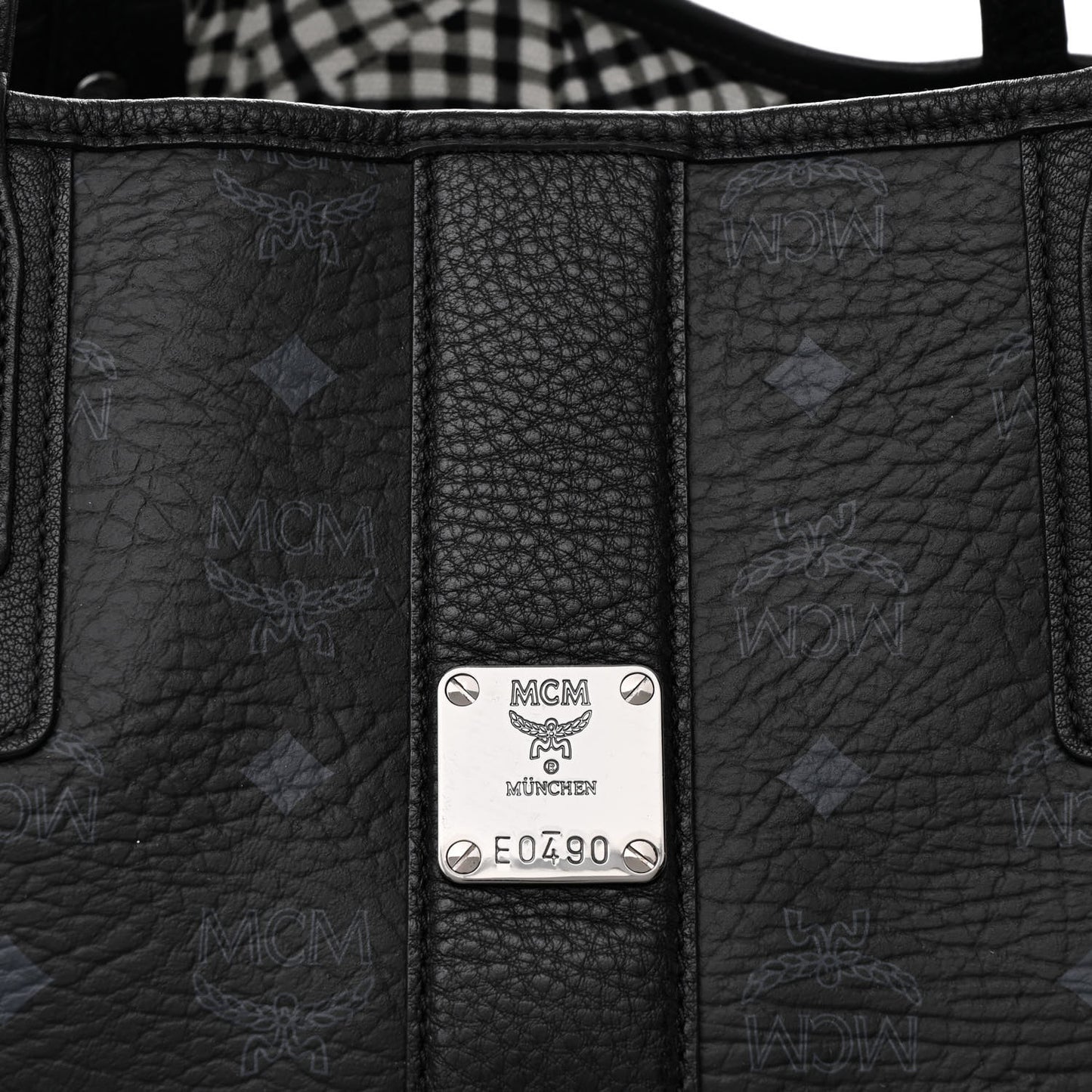 Visetos Large Liz Reversible Shopper Tote Black