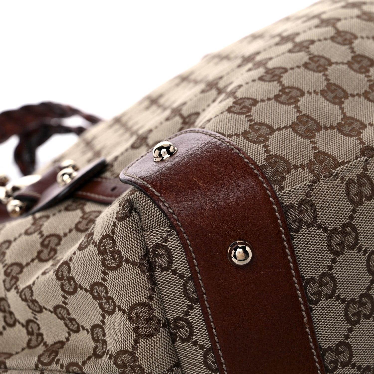Gucci Monogram Medium Pelham Shoulder Bag Brown 10 of 12