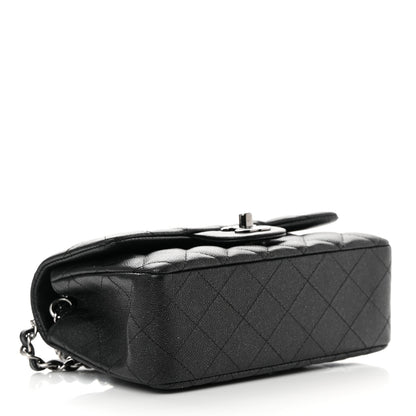 Chanel Iridescent Caviar Quilted Mini Rectangular Flap Black 3 of 10