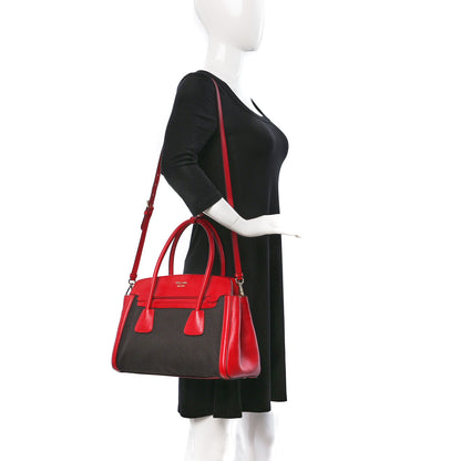 Prada Canapa Saffiano Cuir Tote Corda Fuoco 2 of 10