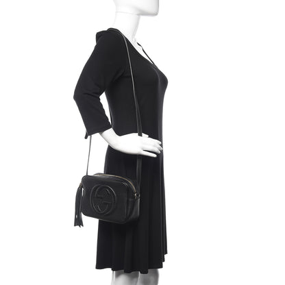 Gucci Pebbled Calfskin Small Soho Disco Bag Black 2 of 10