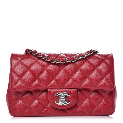 Chanel Caviar Quilted Mini Rectangular Flap Pink 1 of 10